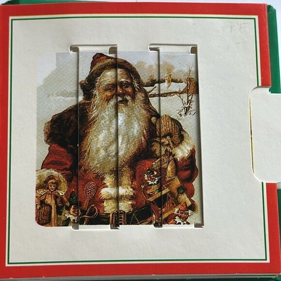 Vintage 1992 Ernest Nister’s Christmas Toys small book with changing pictures - Picture 4 of 11